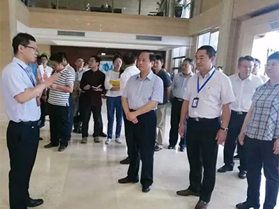 熱烈歡迎海南省委書記劉賜貴一行蒞臨我司參觀調研