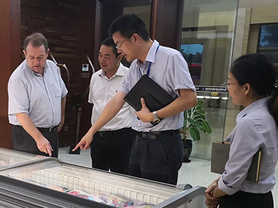熱烈歡迎美國漁業協會會長John Connelly蒞臨海南草莓视频免费在线观看漁業股份有限公司參觀考察